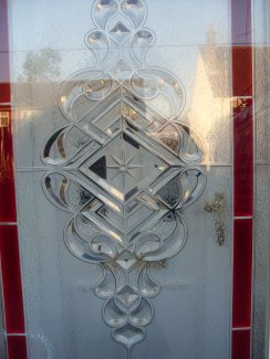 Stained glass detailing