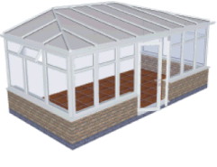 Example conservatory structure