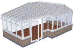 Example conservatory structure